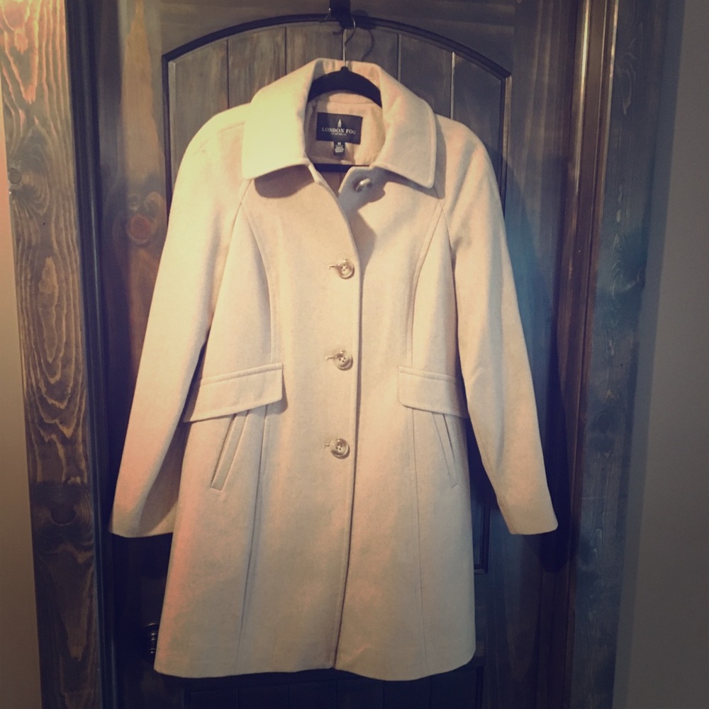 London Fog Wool Scarf Coat